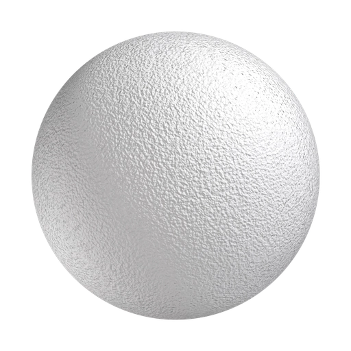 White Plastic Packing Foam 3D material