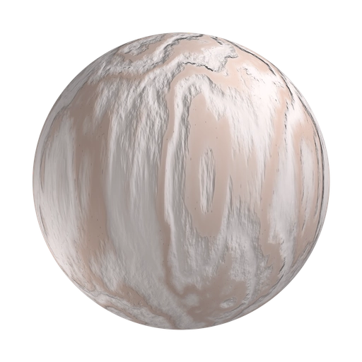 White Wood 3D material
