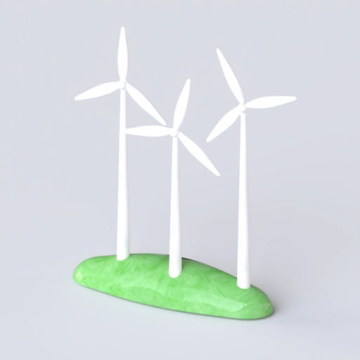 Wind Turbines 3D model