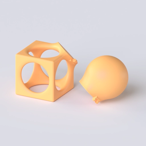 Womp Cube 3D model