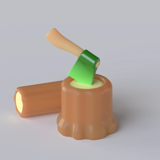 Wood 3D model