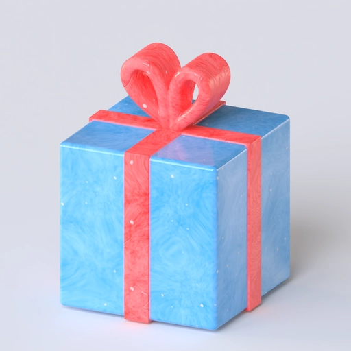 Wrapped Gift 3D model