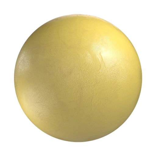 Yellow Fingerprinted Clay 3D material