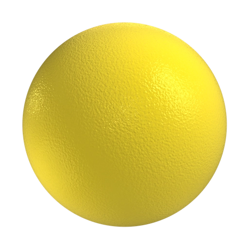 Yellow rough plastic 3D material