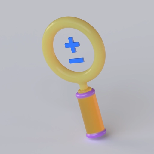 Zoom Icon 3D model
