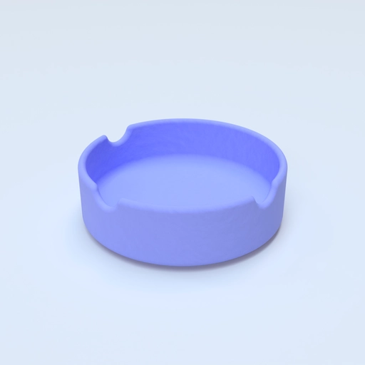 ashtray 3D template 1 3D model