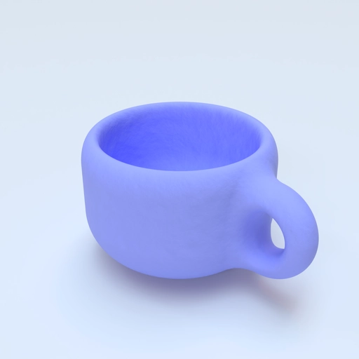 baby food set mug 3D template 1 3D model