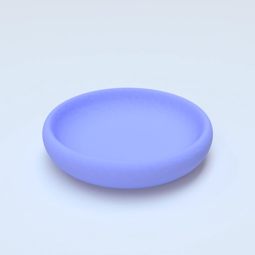 baby food set plate 3D template 1 3D model