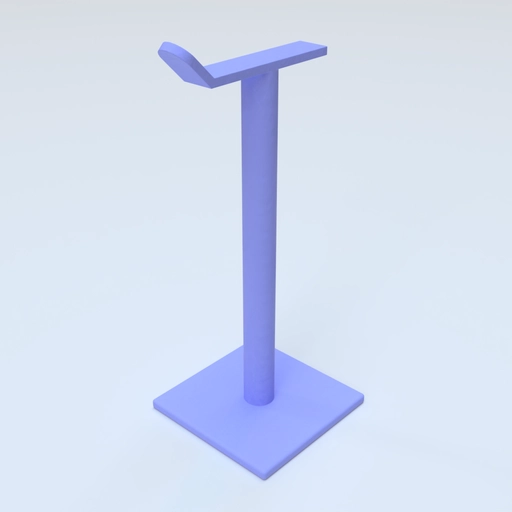 headphone stand 3D template 1 3D model