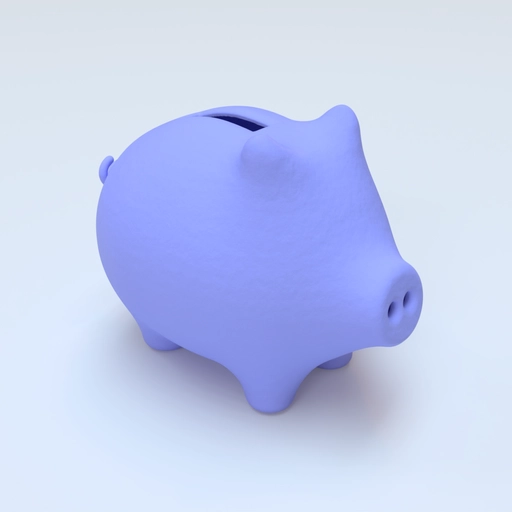 piggy bank 1 3D model