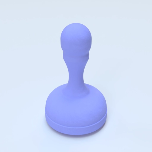 stamp 42 mm 3D template 1 3D model