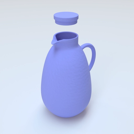 water pitcher 3D template 1 3D model