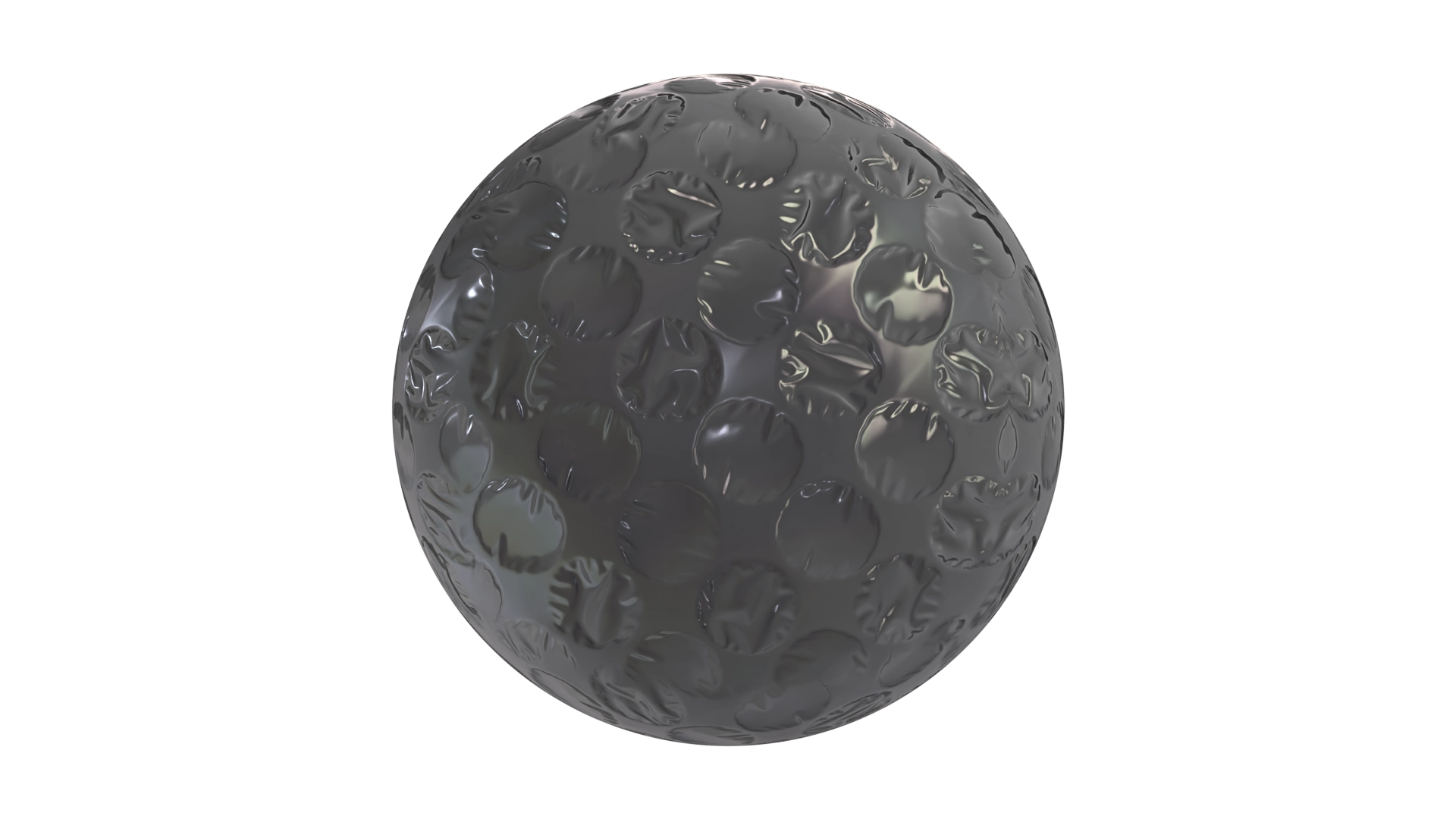 Black Bubble Wrap, a 3D material on Womp