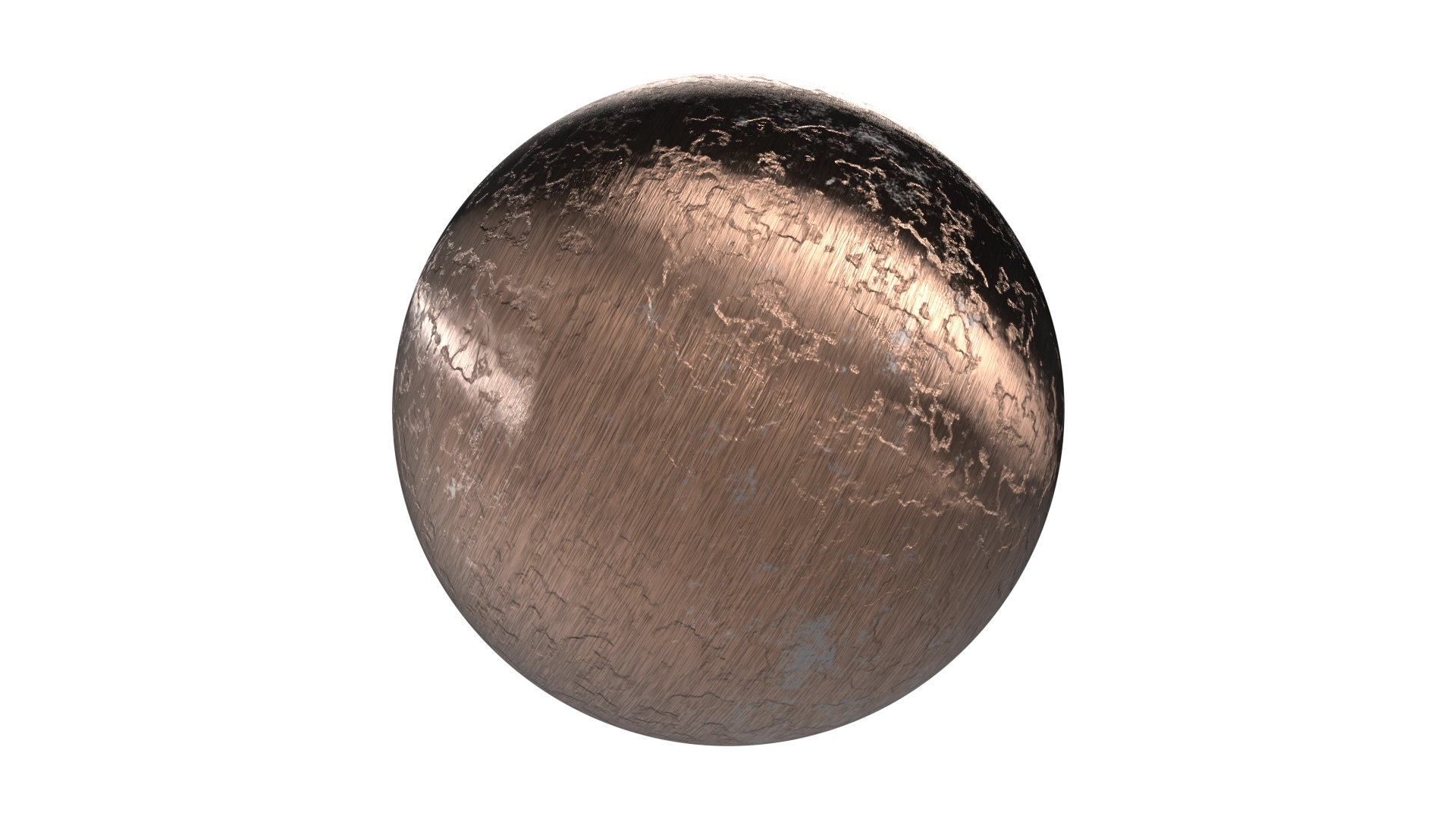 Brushed Copper, a 3D material on Womp
