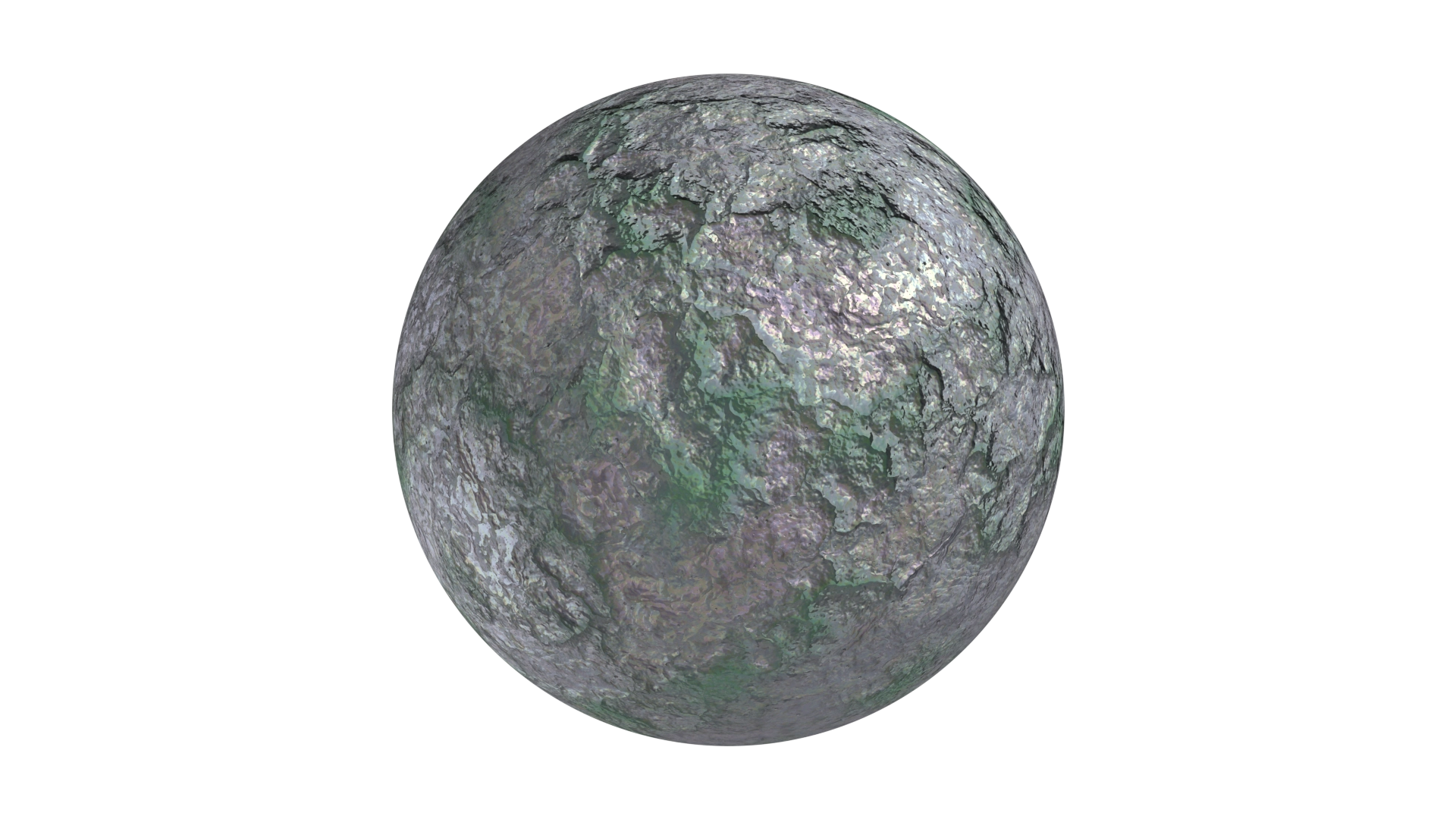 Burnt Metal, a 3D material on Womp