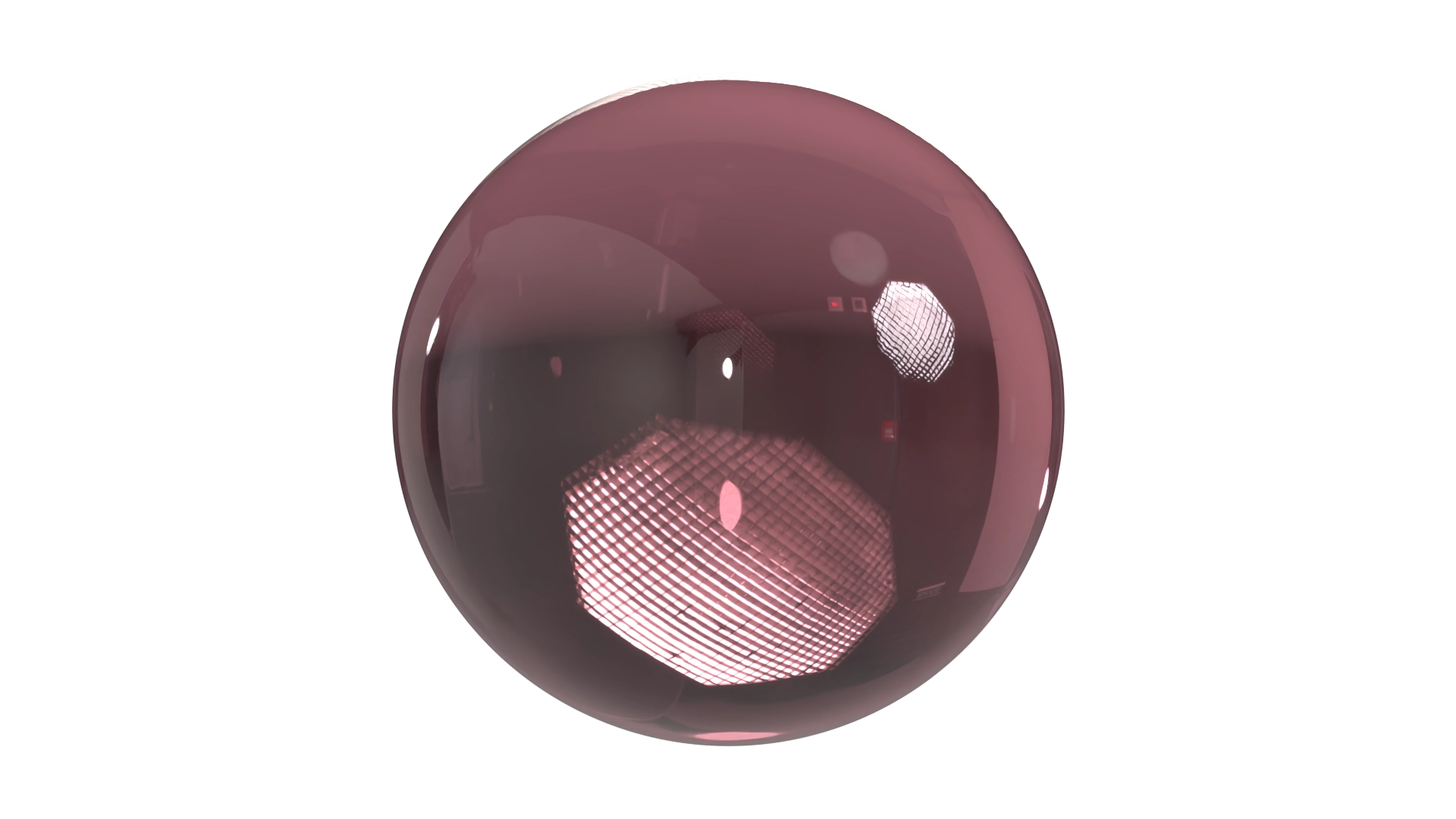 Clear Bouncy Ball, a 3D material on Womp