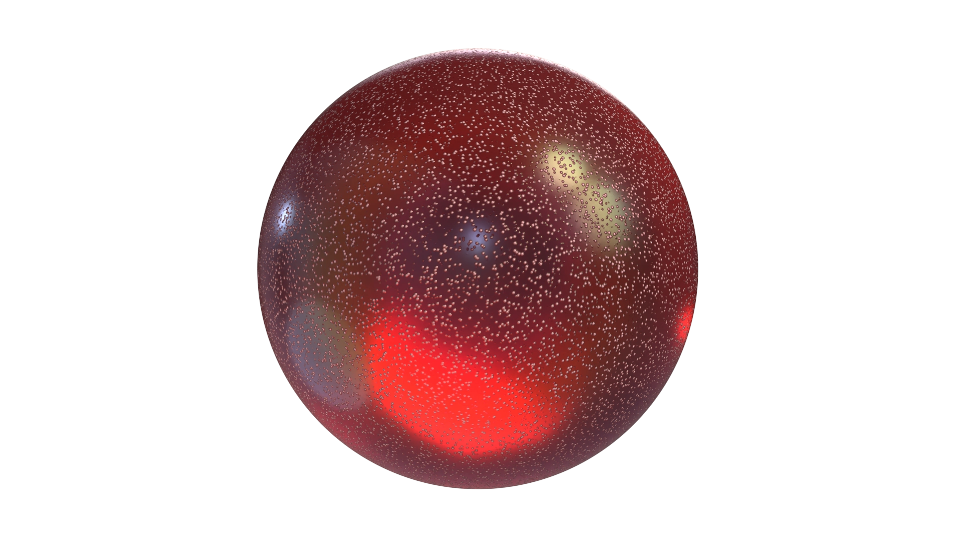 Clear Red Bouncing Ball, a 3D material on Womp