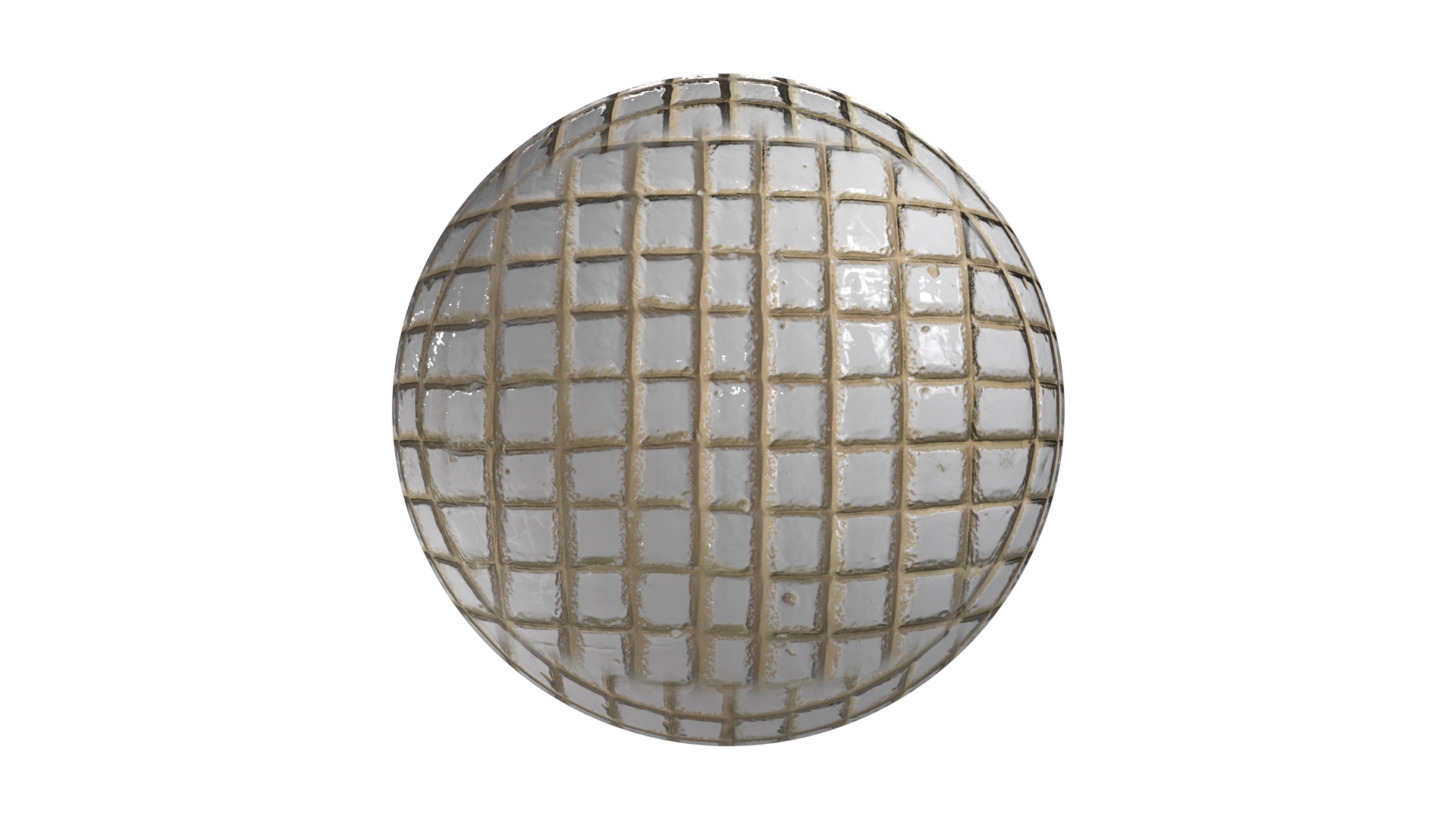 Damaged Tiles, a 3D material on Womp