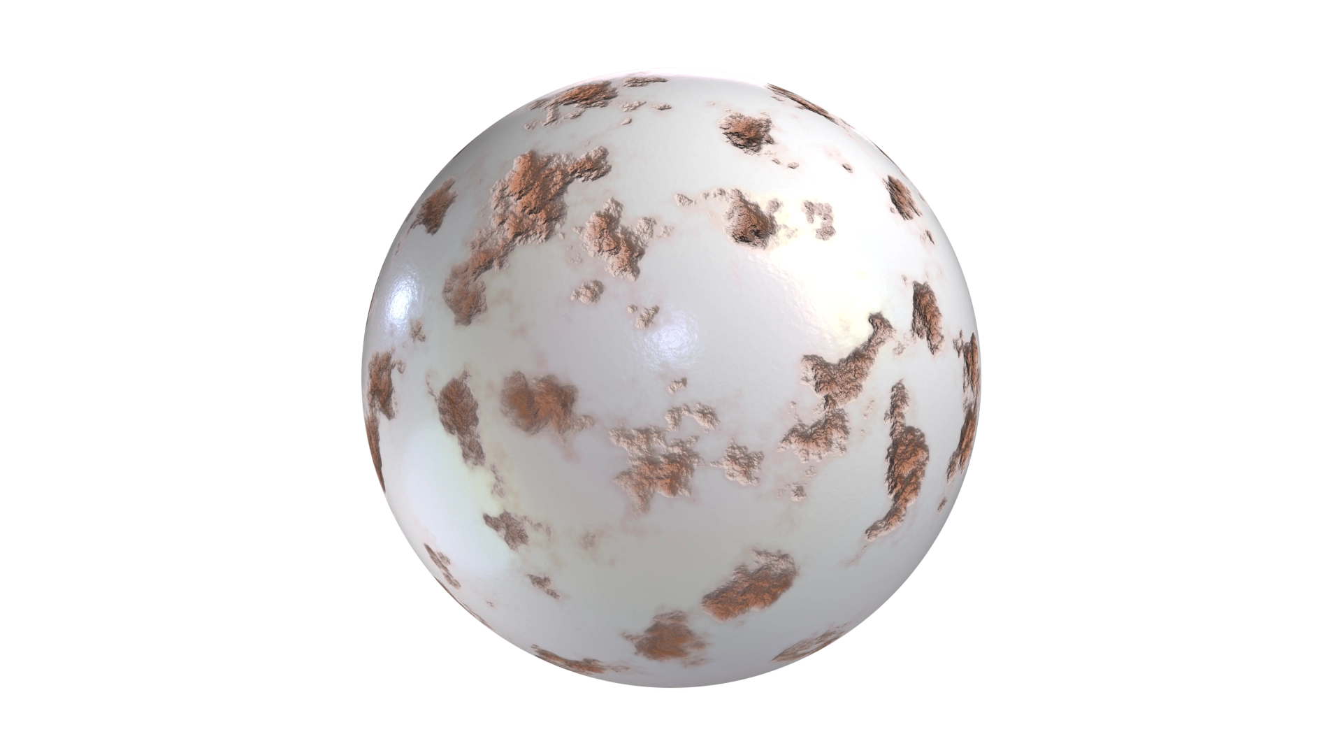 Damaged White Stone, a 3D material on Womp