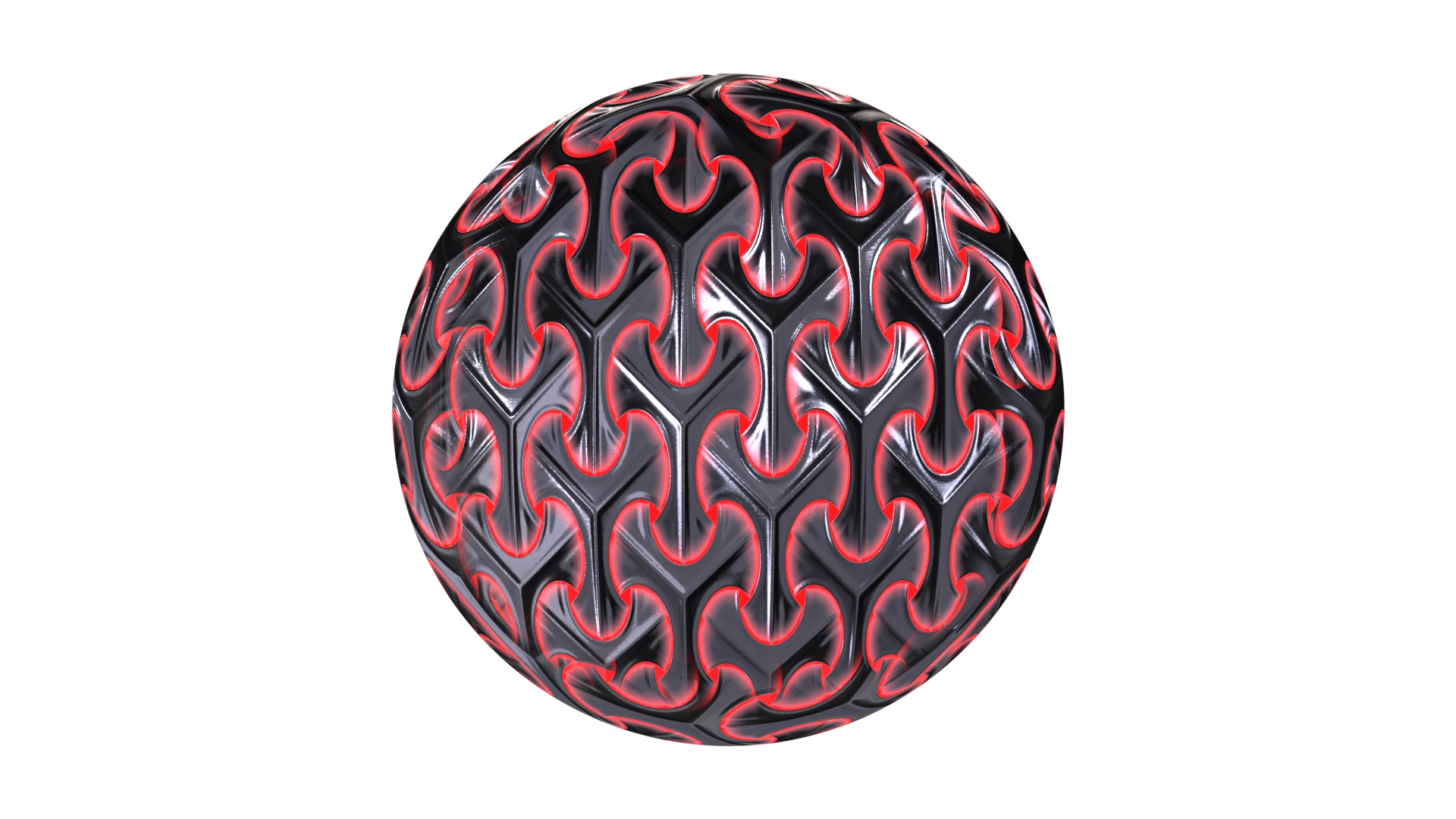 Glowing Metal Tiles 1, a 3D material on Womp