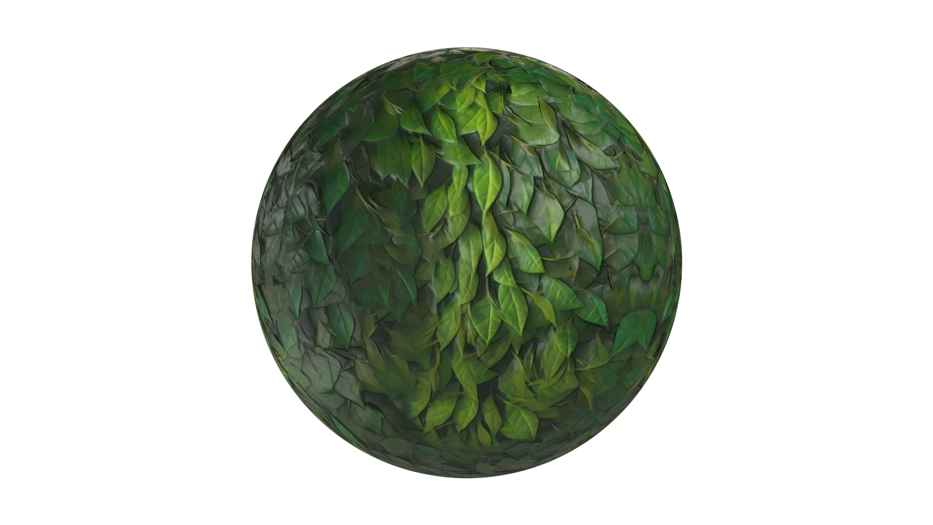Green Glossy Leaves, a 3D material on Womp
