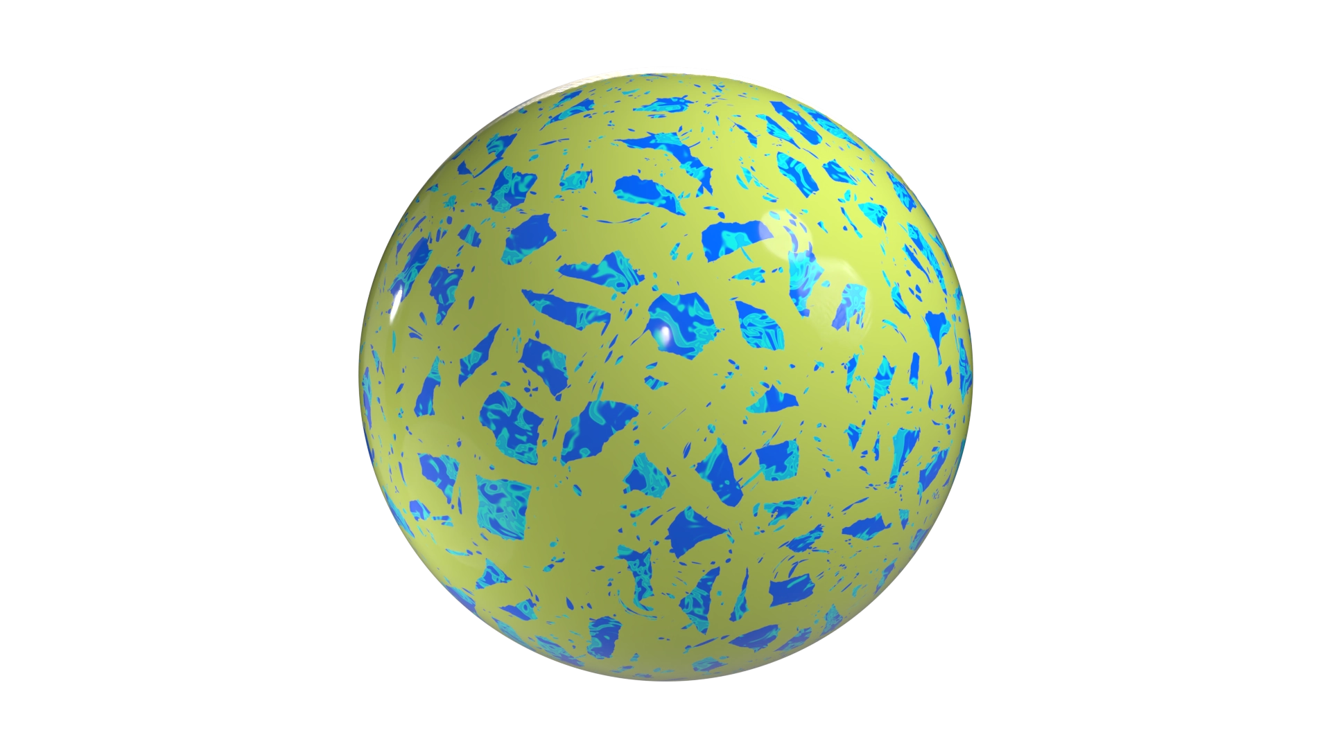 Green Terrazzo, a 3D material on Womp