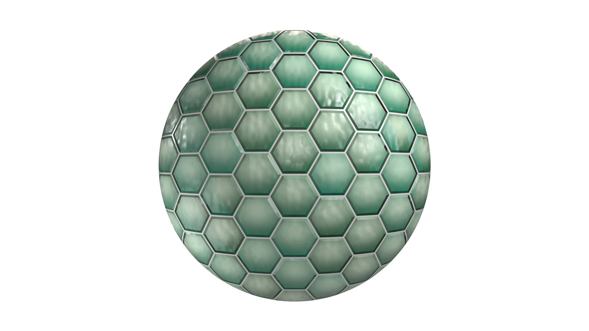 Hexagonal Tiles, a 3D material on Womp