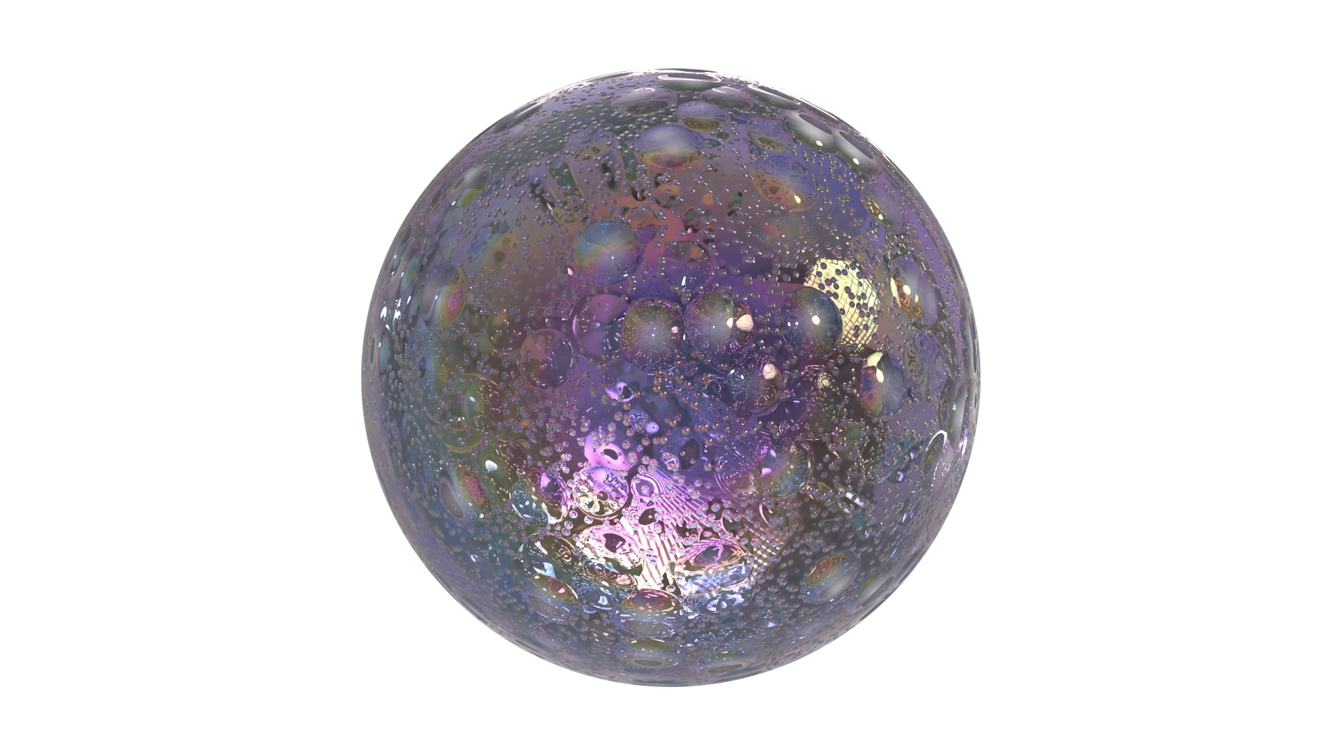 Iridescent Bubbles, a 3D material on Womp