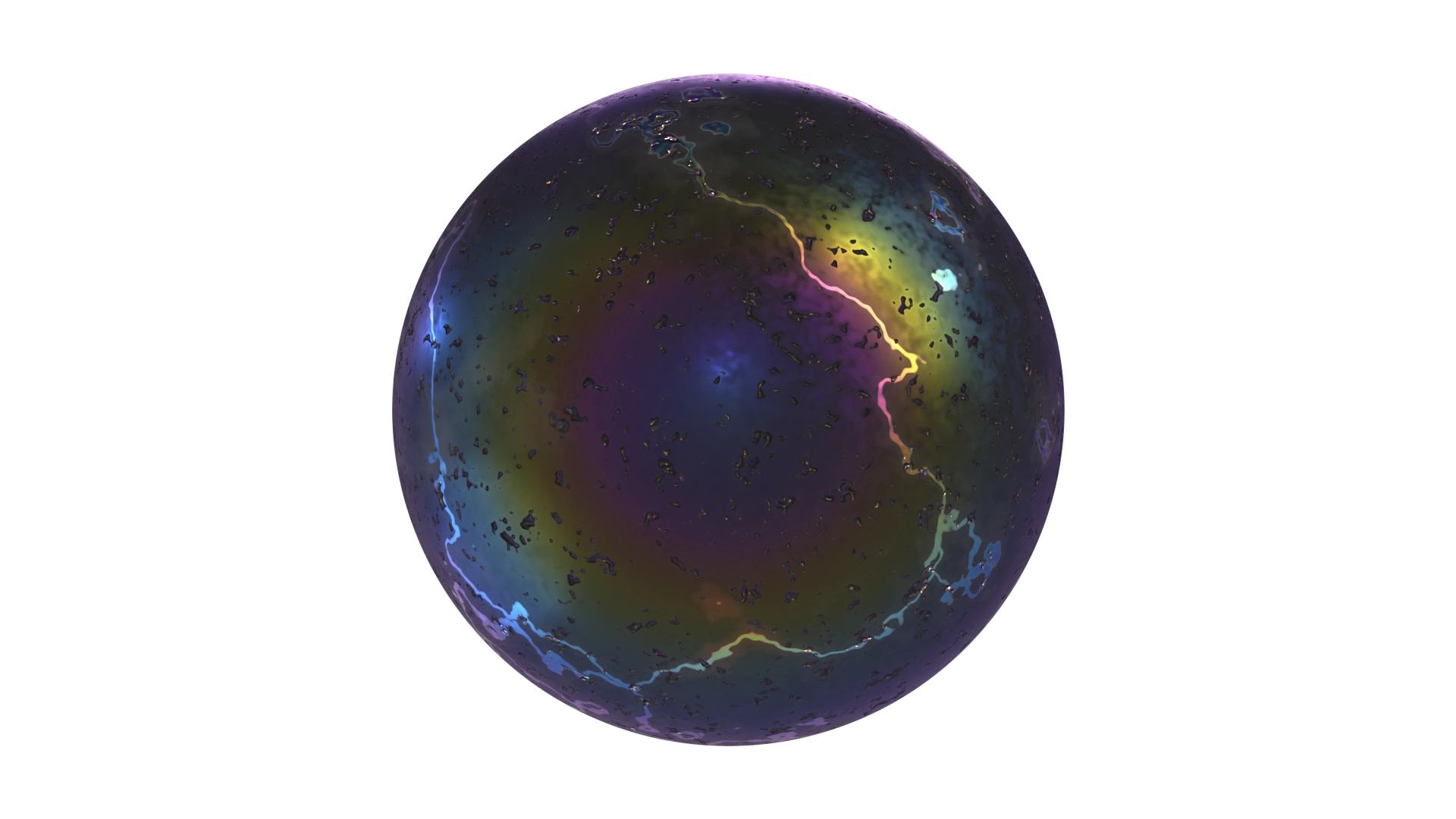 Iridescent Marble, a 3D material on Womp