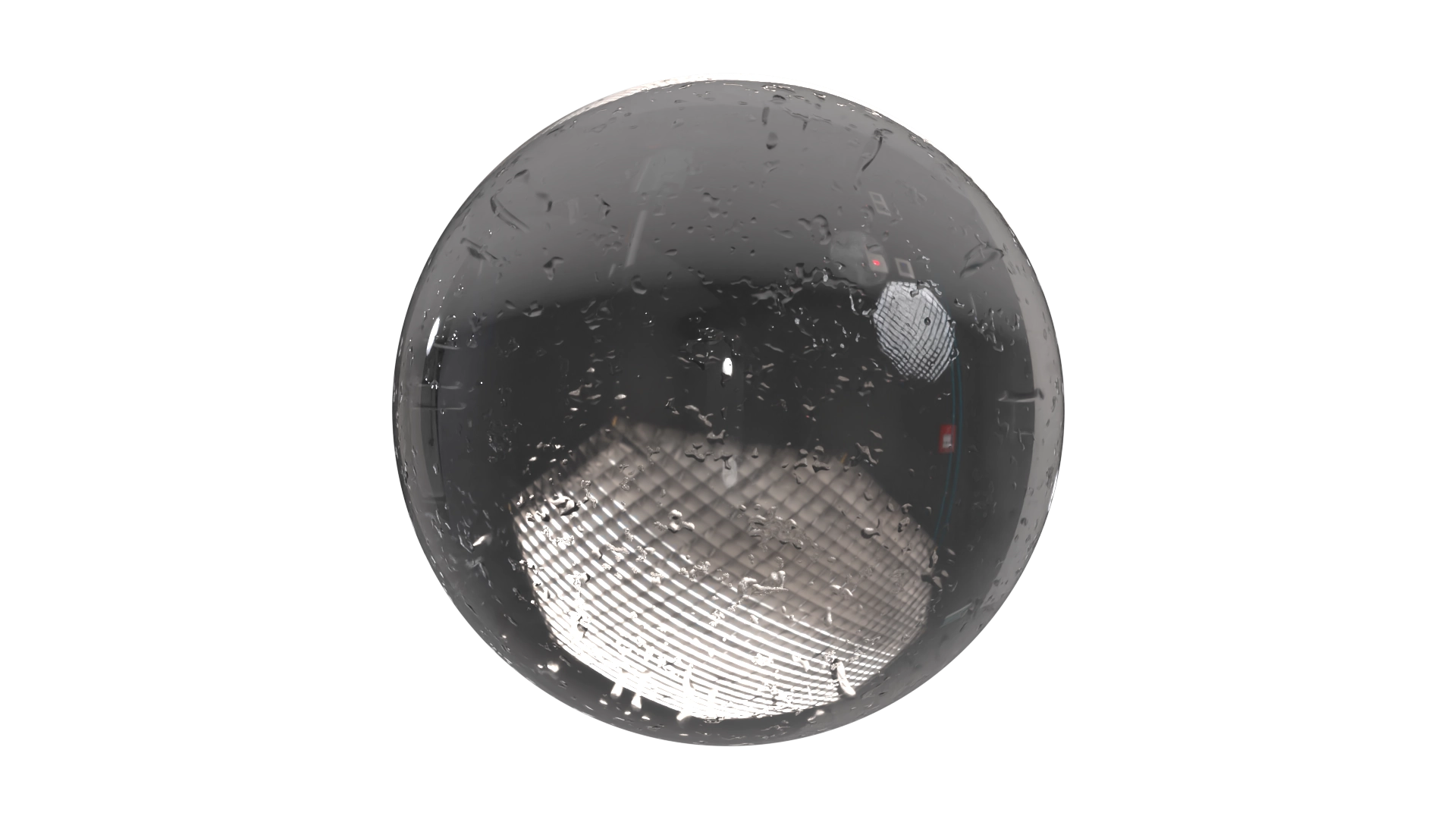 Knicked Clear Glass, a 3D material on Womp