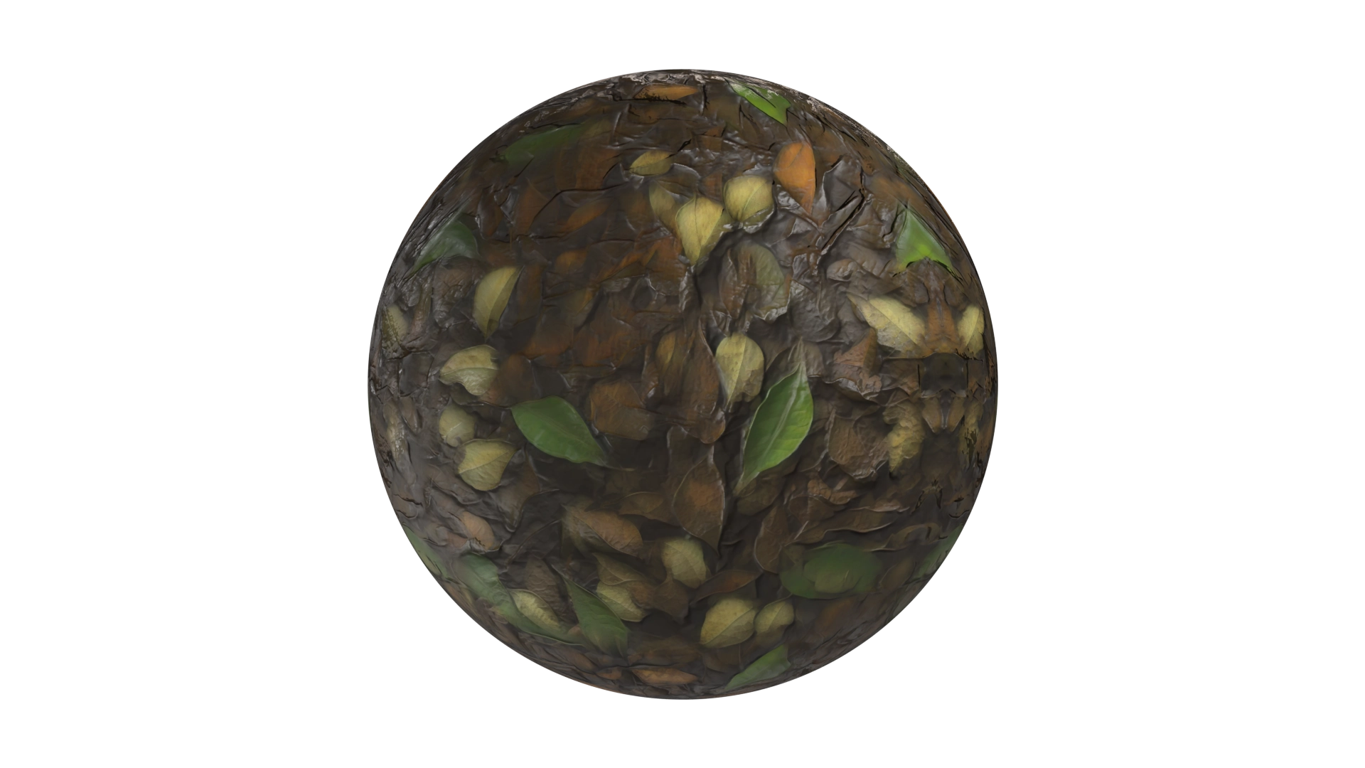 Leaves Ground 2, a 3D material on Womp
