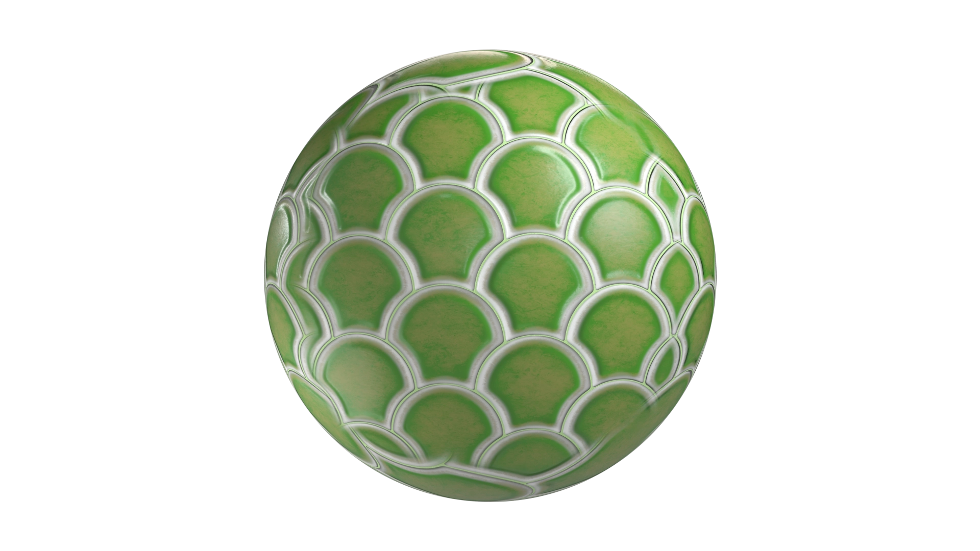 Lime Green Tiles, a 3D material on Womp