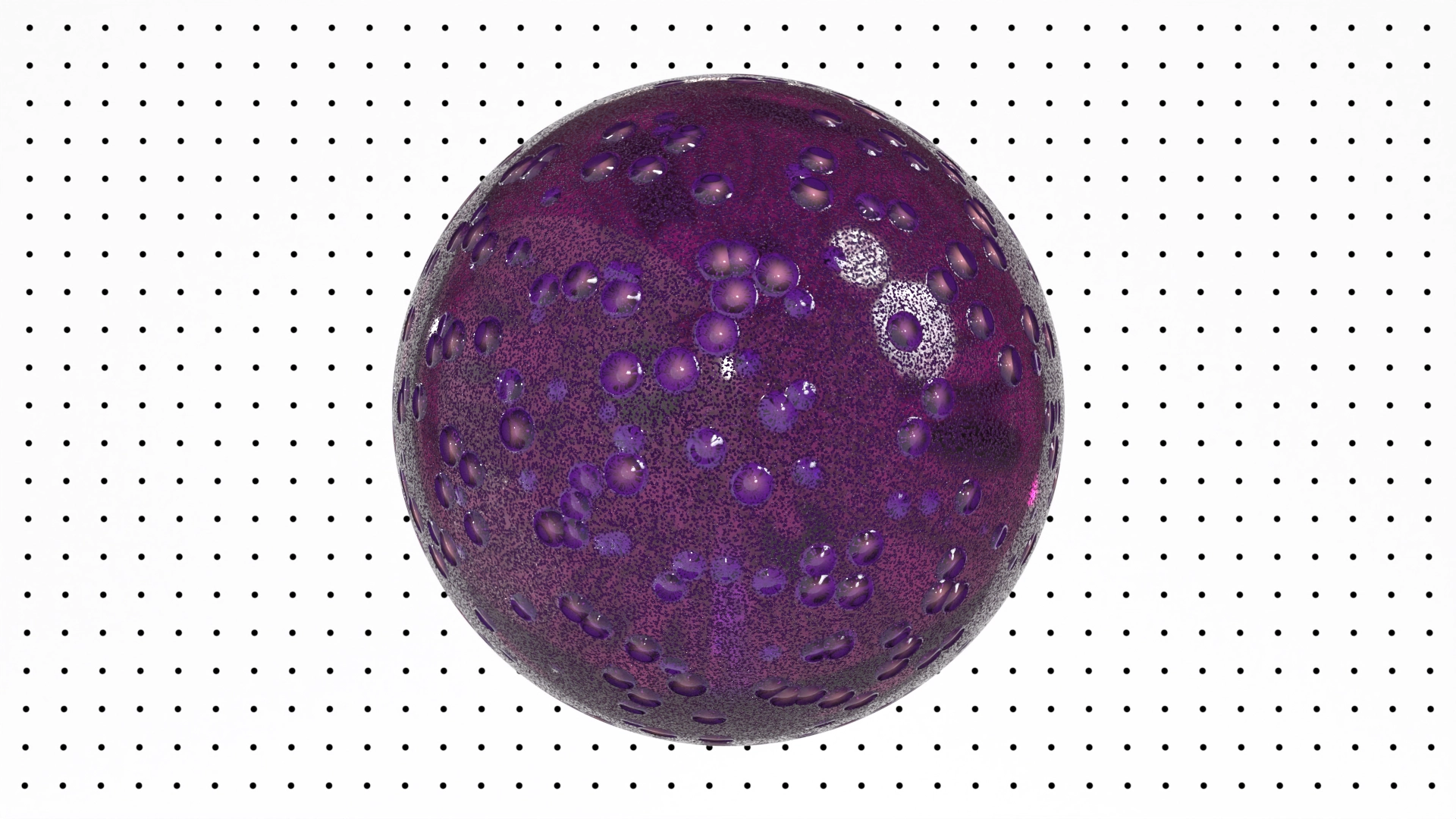 New Purple Bumpy Glass, a 3D material on Womp