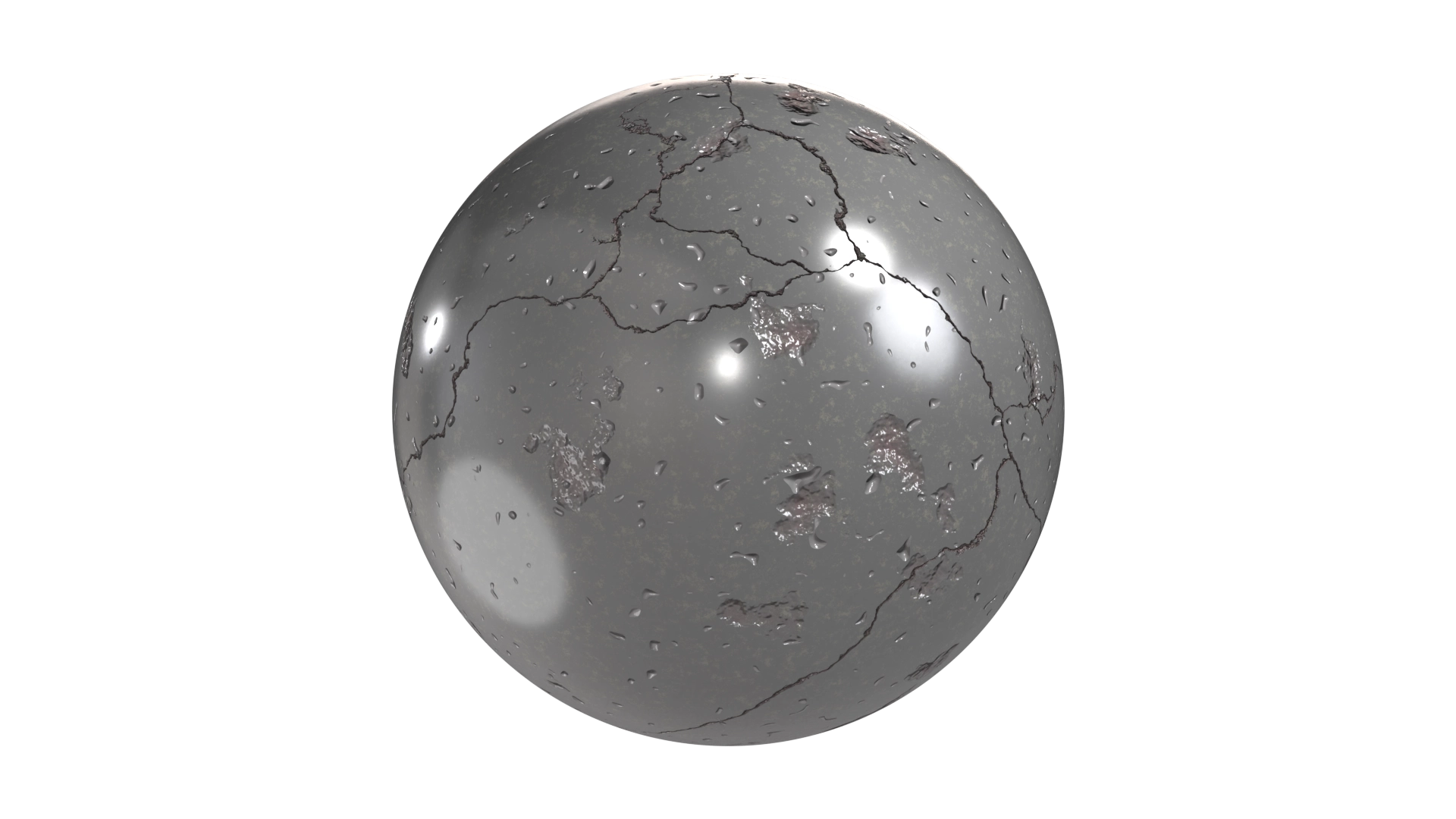 Polished Shiny Concrete, a 3D material on Womp