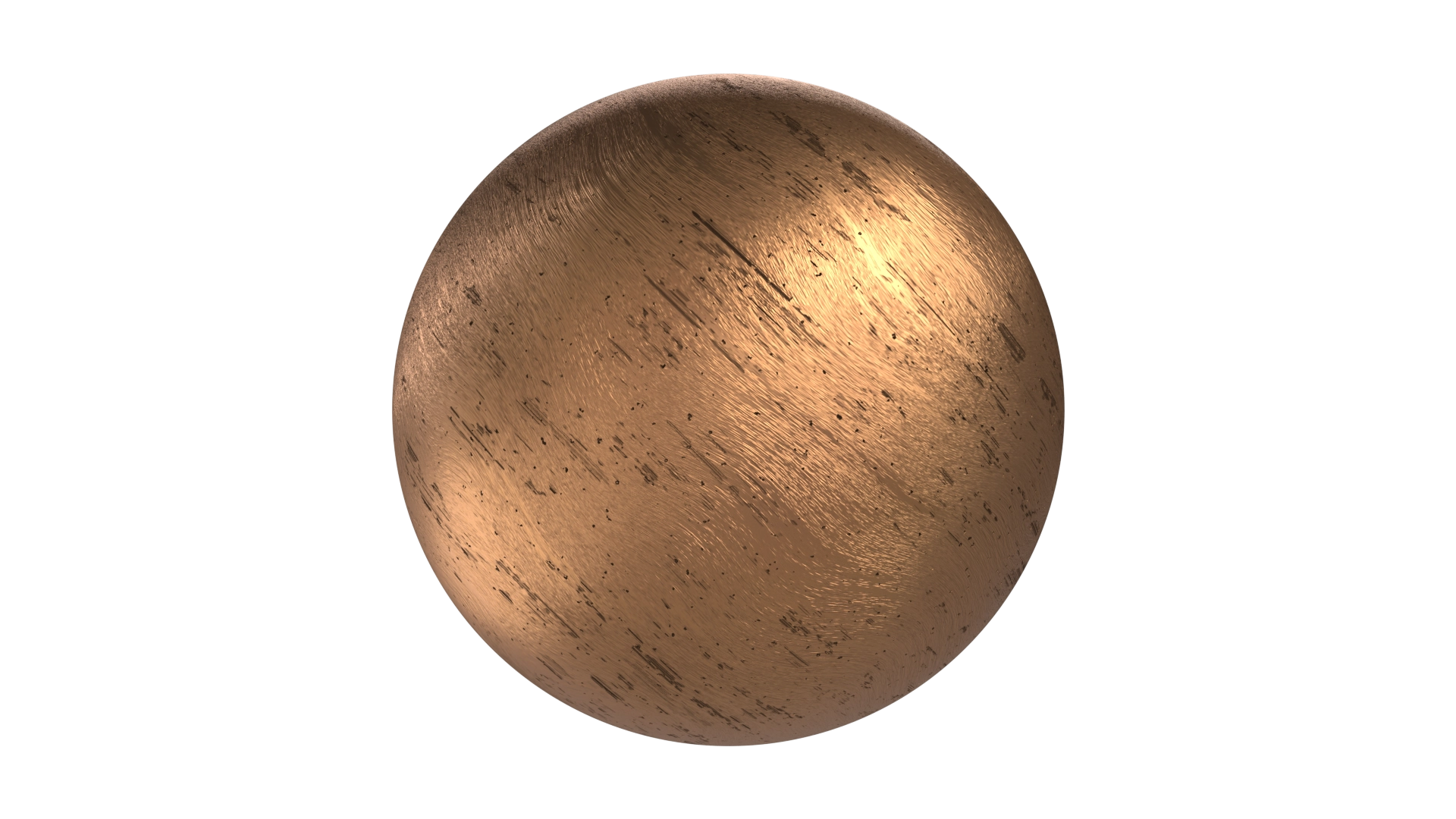 Scratched Copper Metal, a 3D material on Womp