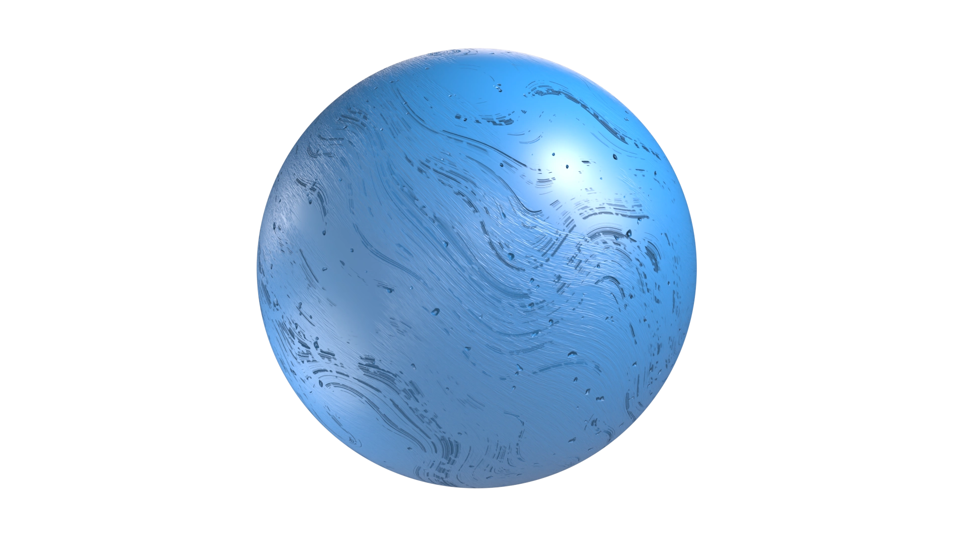 Scratched Plastic- Blue, a 3D material on Womp