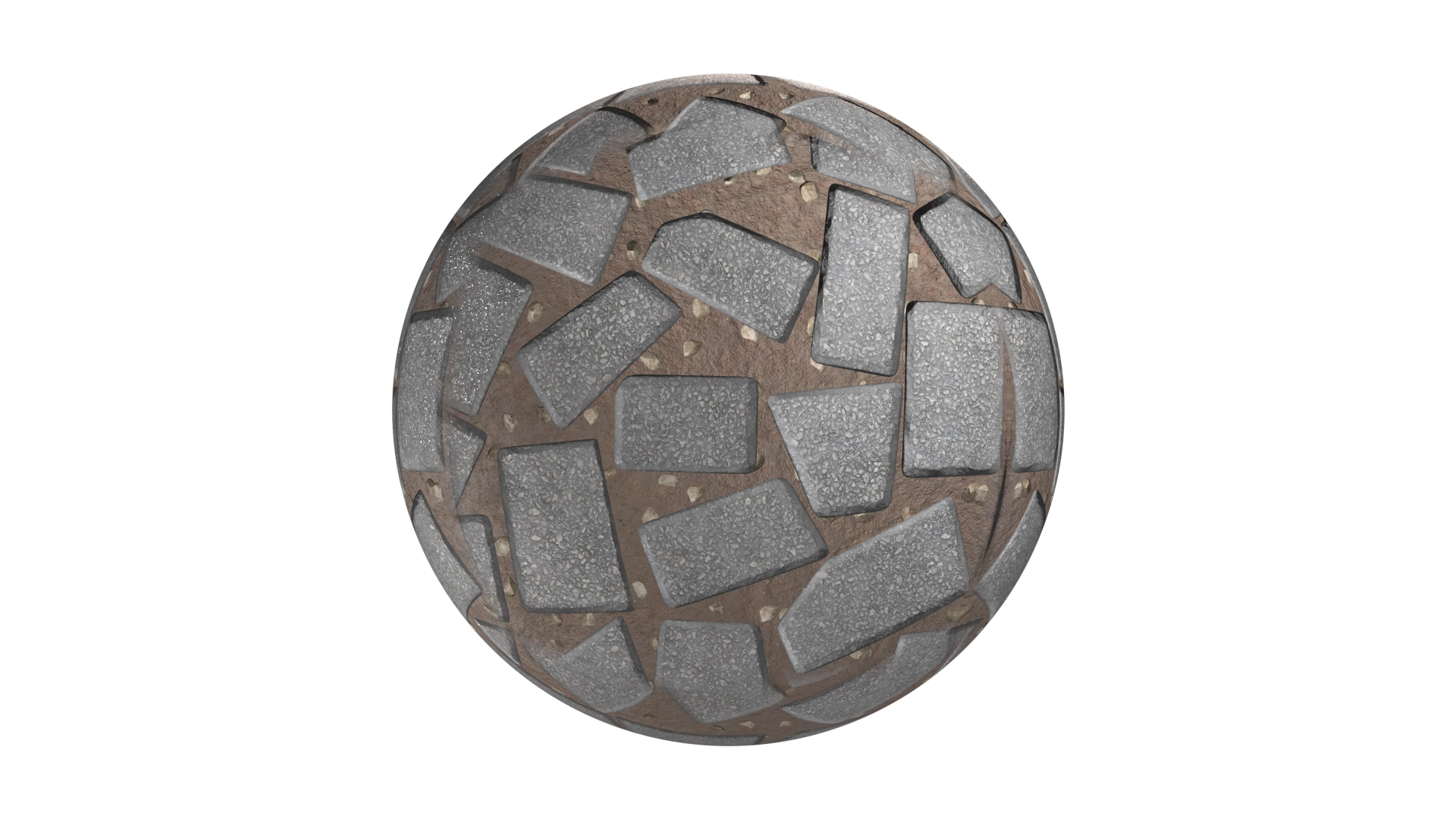 Sidewalk Tile 3, a 3D material on Womp