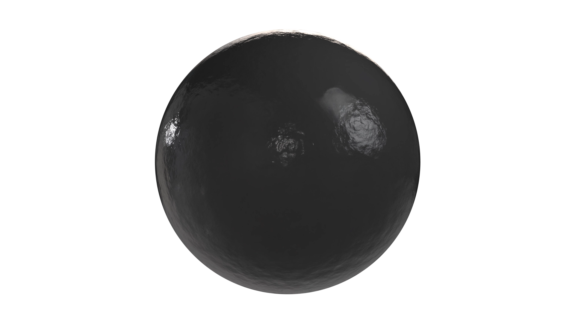 Smooth Black Rubber, a 3D material on Womp
