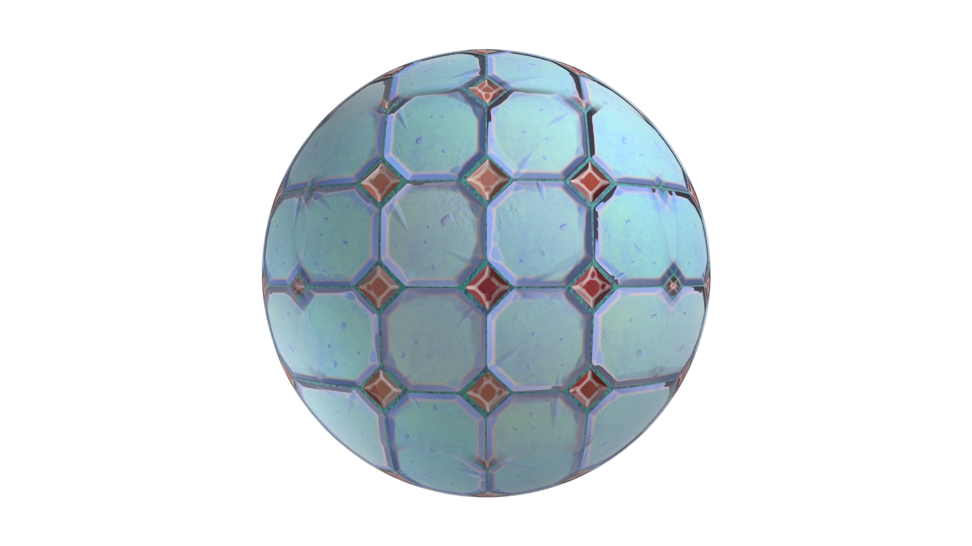 Stylized Tile 1, a 3D material on Womp