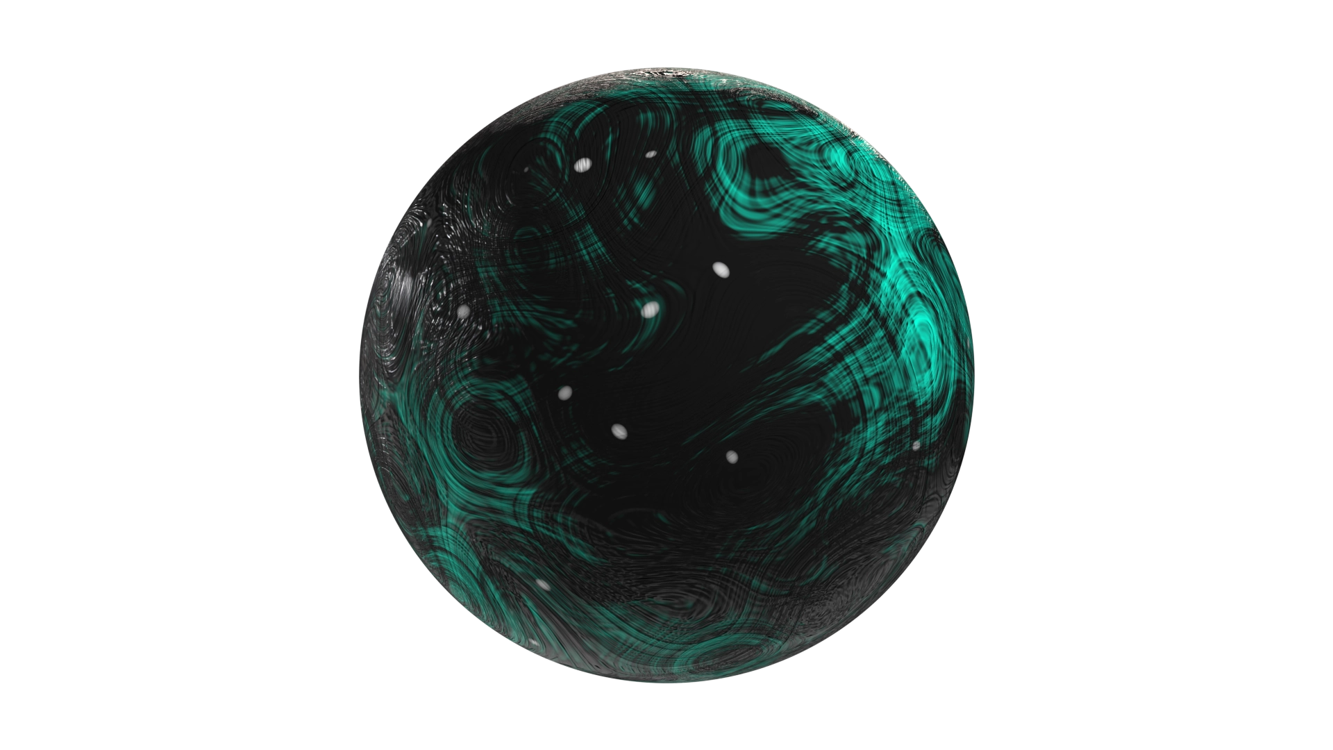 Swirled Black Clay, a 3D material on Womp