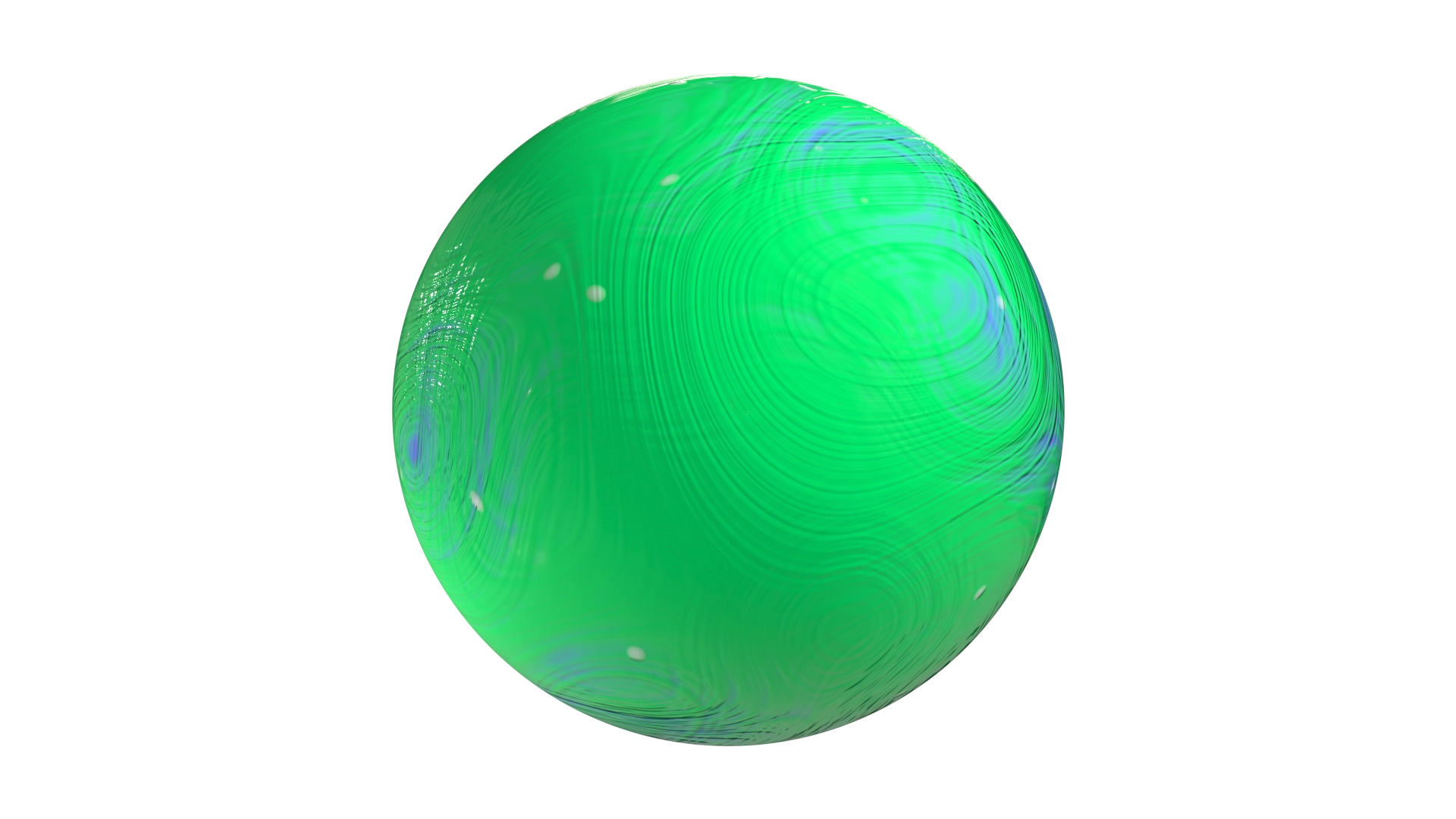 Swirled Green Clay, a 3D material on Womp
