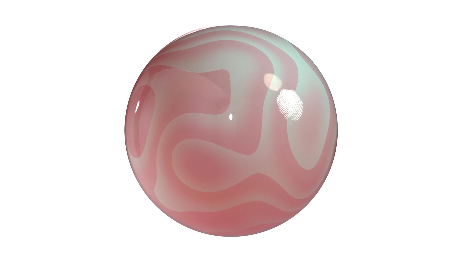 Swirled Pink Glass, a 3D material on Womp