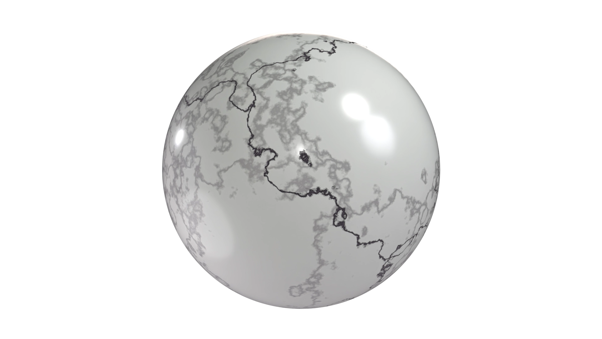 White Marble - Black Vein, a 3D material on Womp