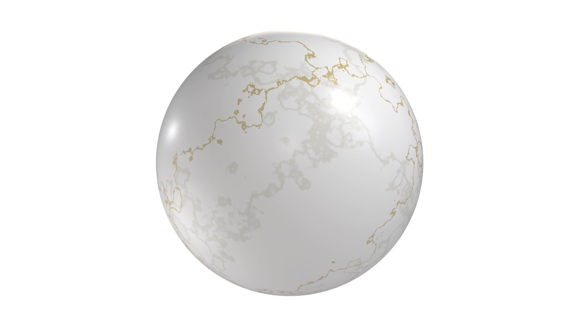 White Marble - Gold Vein, a 3D material on Womp