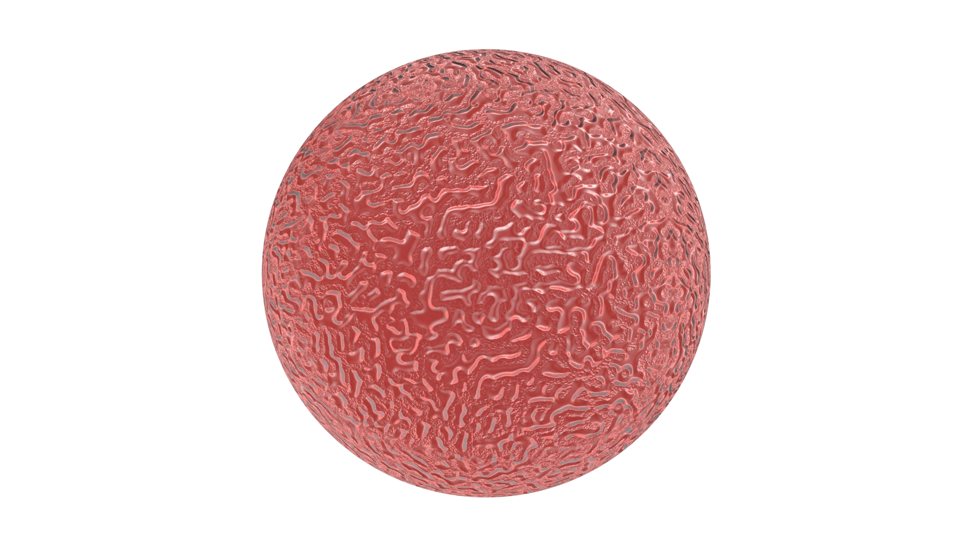 Wrinkled Red Rubber, a 3D material on Womp