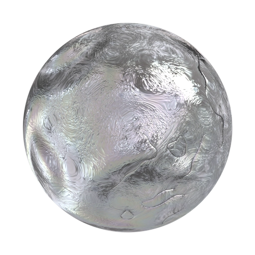 Aluminum Rainbow Clay 3D material
