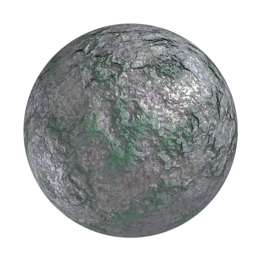 Burnt Metal 3D material