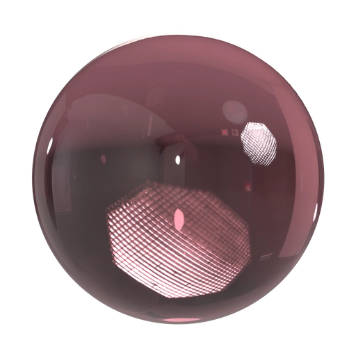 Clear Bouncy Ball 3D material
