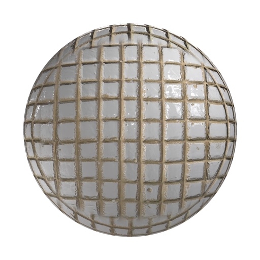 Damaged Tiles 3D material
