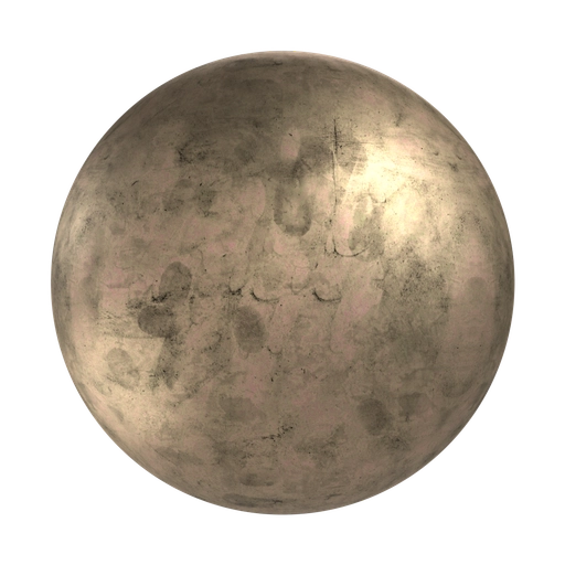 Dirty Brass 3D material
